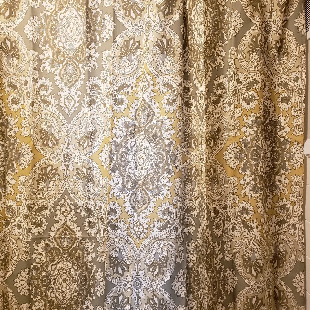 New Ufriday Roman Floral Shower Curtain Size 72W x 78L in